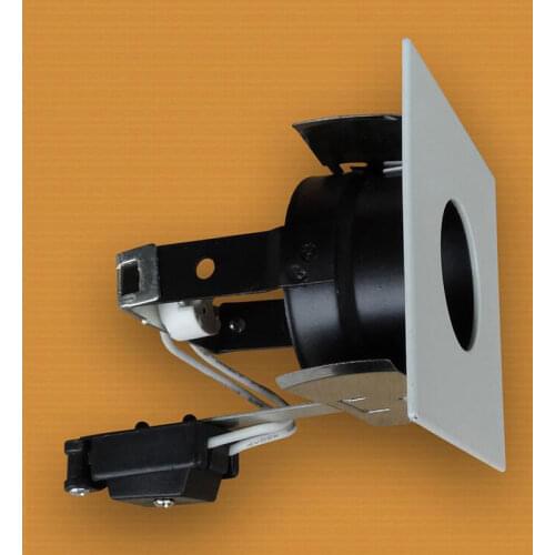 MR16 LED square ceiling Lampshades lamp shell bracket with wire box / can adjust the halogen lamp shell 50pcs