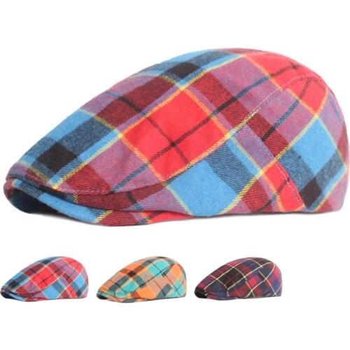 Fashion Spring Summer Peaky Blinders Caps for Women Mens Beret Newsboy Plaid French Style Outdoor Sun Hat Visors Casquette Hats