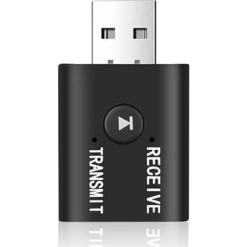 New 2 in 1 Bluetooth 5.0 USB Adapter Transmitter Receiver,for Wireless Mouse Keyboard Speaker