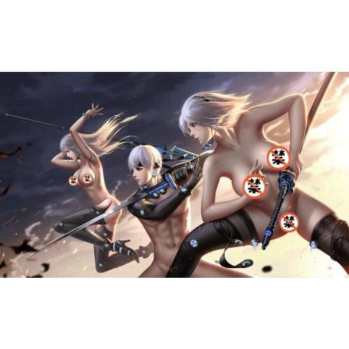 Print silk or canvas vidoe game NieR: Automata 2b A2 sexy art poster 16x24 24x36 inch custom living room bedroom hanging picture
