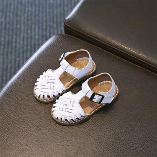 Summer Children Sandals Children Shoes Genuine Leather Sandals Casual Boys Girls Baby Sandal Cross Breathable Child Sandal Shoes