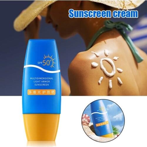 Sunscreen Lotion SPF50 Concealer Moisturizing Long Lasting refreshing Facial Cream Summer SANA889