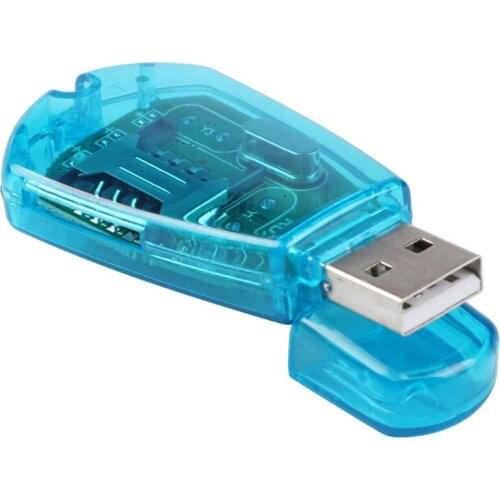 1 Set SIM Card Reader CD Dish Kit USB2.0 Computer Backup Card Readers, Cell Phone Number Copy Backup MSM Card Reader Accessories