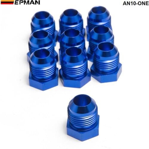 10PCS/LOT Oil cooler fitting (blue,H Q) AN10-ONE