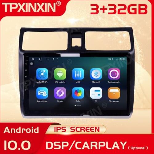 2 Din Carplay Android Radio Receiver Multimedia For SUZUKI SWIFT 2003 2004 2005 2006 2007 2008 2009 2010 GPS Recorder Head Unit