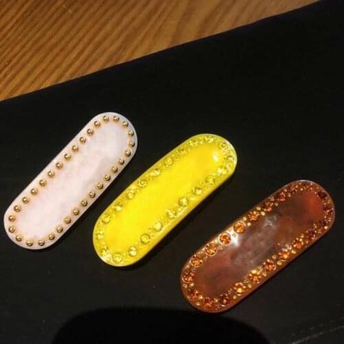 2020 Fashion Jewelry For Women Girls Letter Hairwear AMOUR Barrettes Beautiful Girls Hairwear Jewelry 5A CZ Stone Hair Jewelry