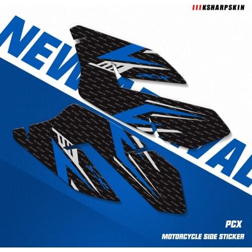 3D Motorcycle decoration Stickers Fuel Tank Side Pedal Side Protection stickers Decal For HONDA PCX 125 PCX 150 pcx125 pcx150