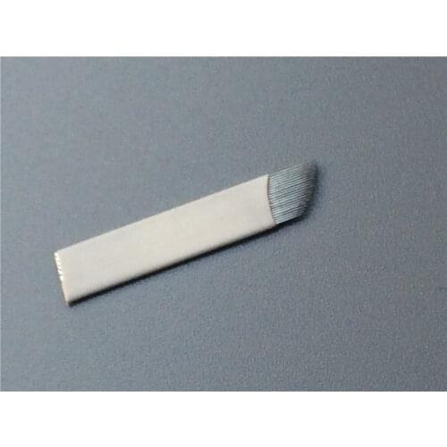 50PCS 21pin Needles Permanent Makeup Eyebrow Microblading Tattoo Manual Blade Pen Machine
