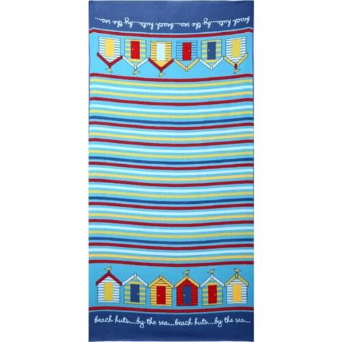 60% Hot Sale Summer Flamingo Fruit Flag Striped Print Swim Quick Dry Blanket Soft Beach Towel