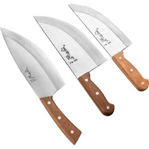 8-inch Professional Stainless Steel Chinese Food Knife Meat Cutter Butchers Boning Knife Chopper Kitchen Chefs Knife