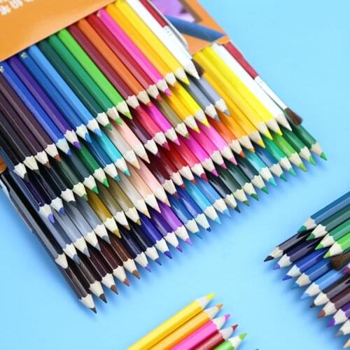 12/24/36/48 Colors Watercolor Pencils Art Supplies Professional Water Soluble Colored Pencils For Painting Drawing Stationary