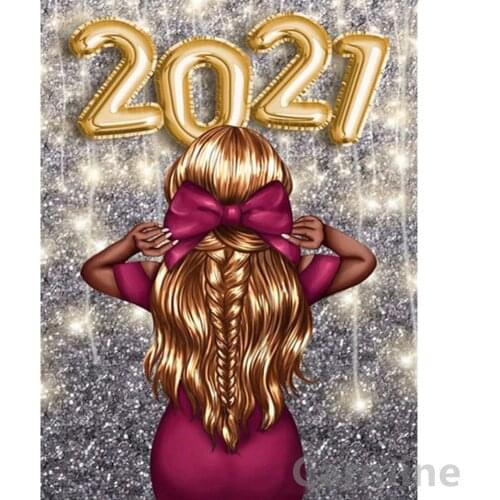 New 2021 DIY 5D Diamond Painting Girl Portrait Craft Picture Cross Stitch Embroidery Full Round&square Drill Home Decoration