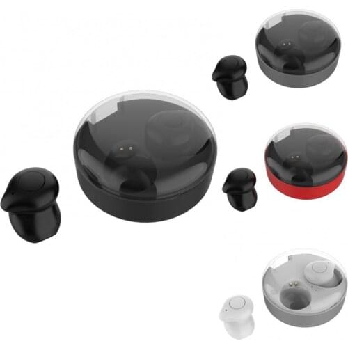 Mini Wireless Touch Bluetooth Earphones In-Ear Phone Sporting/Casual Earphones with Charging Pockets Small and portable