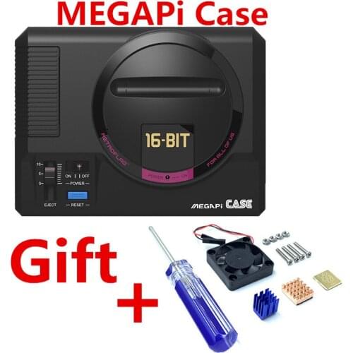 Retroflag MEGAPi MD Case for Raspberry Pi 3 B+ (B Plus) Safe Shutdown and Safe Reset MEGAPI Game Case