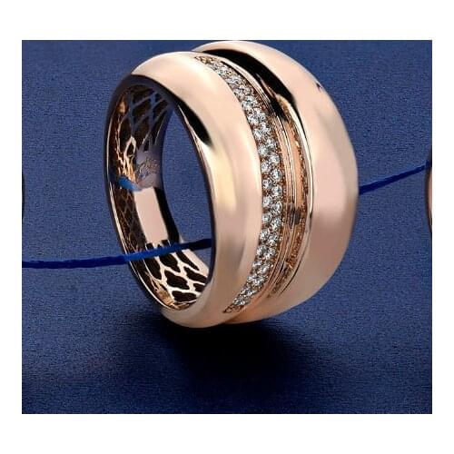 Colorful Cubic Zircon Ring Women Delicate Rings for Girls Fashion Jewelry engagement party ring jewelry gift