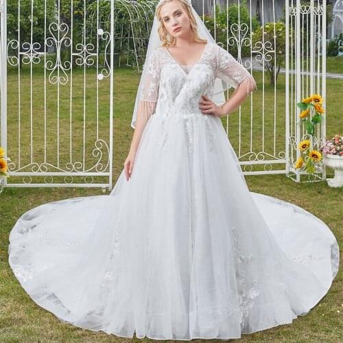 Floral Print Deep V-Neck Evening Dress Elegant Short Sleeves Lace Up Floor-Length A-Line New Plus Size Women Formal Gowns D1056