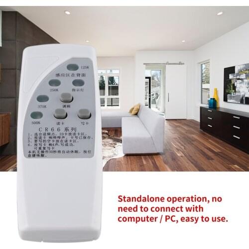 CR66 Handheld RFID ID Card Duplicator Programmer Reader Writer 3 Buttons Copier Duplicator With Light Indicator Door Key Writer