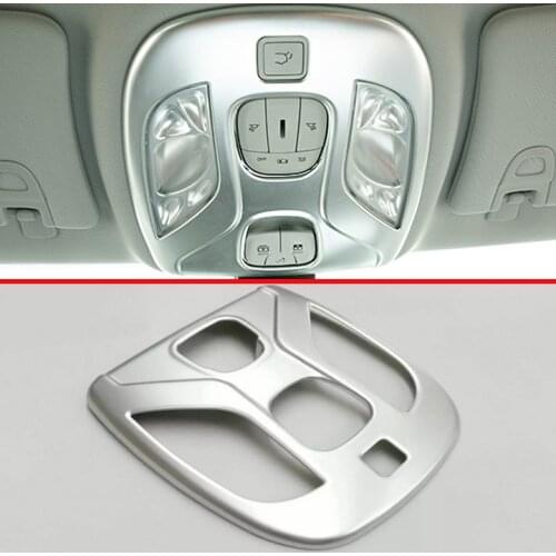 ABS Pearl Chrome Interior lights Reading lights Trim Cover For Jeep Compass 2017 2018