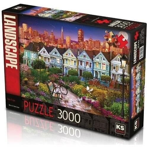 Ks Puzzle 23010 San Fran 3000 Parts