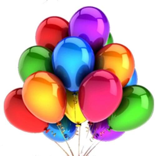 10/20/30 12-Inch color golden confetti helium latex balloons mixed wedding birthday party decoration childrens toys