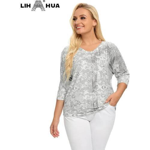 LIH HUA Women's T-shirts With Sequins China