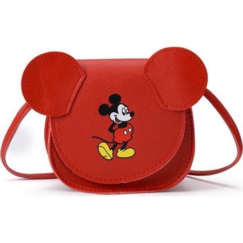 Disney cute small bag girls coin bag new 2020 toddler backpack fashion baby messenger cartoon Mickey shoulder bag