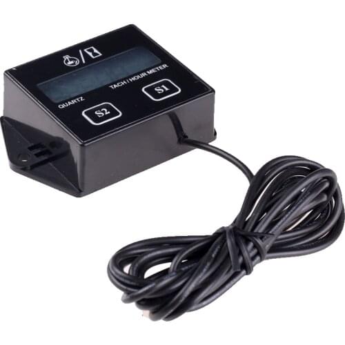 Mini Engine Tach Tachometer toerenteller Hour Meter Inductive for Motorcycle Motor