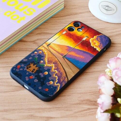 For iPhone National Park Print Soft Matt Apple iPhone Case 6 7 8 11 12 Plus Pro X XR XS MAX SE