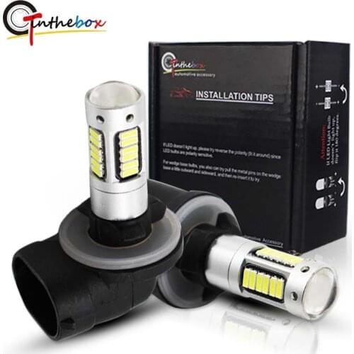 Gtinthebox Car Fog Lights H27 led 880 881 LED Replacement Bulbs For Car Fog Lights Driving Lamps white red blue ice blue yellow