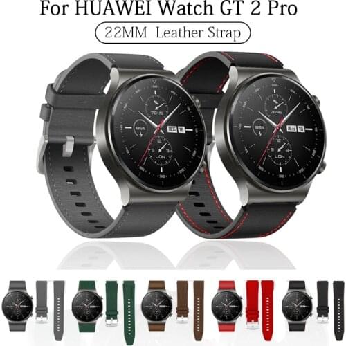 NEW Official Style Straps For HUAWEI WATCH GT 2 Pro Leather Band For HUAWEI GT2 Pro gt2pro Watchband Bracelet Correa Accessories
