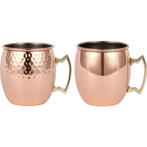 Ounces Hammered Copper Plated Moscow Mule Mug Beer Cup Coffee Cup Mug Copper Plated Cocktail Cup For Stainless Steel Coffee Cup