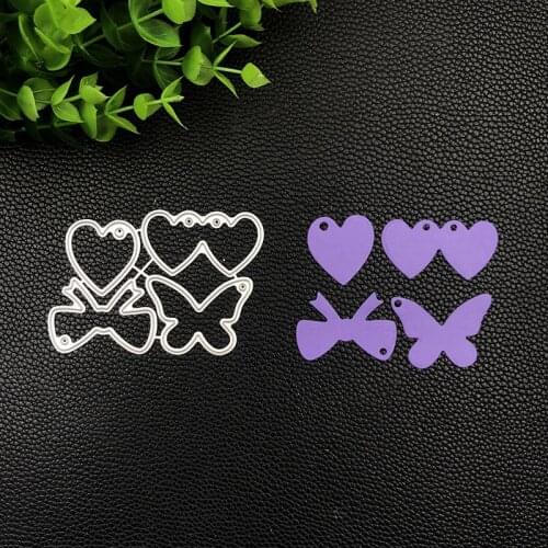 Bunnymoon Love heart with bow Stamps and Cutting Dies Metal Cutting Dies and stamps DIY Scrapbooking Card Stencil Paper Craft Ha