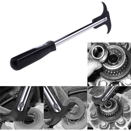 Car Oil Seal O-Rings Grease Seal Key Nuts Removal Puller Double Head Oil Seal Screwdriver Wrench Puller
