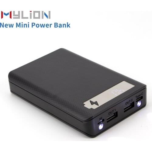 Mylion 12V Phone Power Bank 10000mAh USB Type C 10000mAh Powerbank External Battery Charger Poverbank For iPhone 11 For Xiaomi
