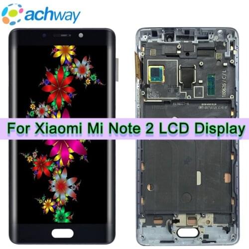 For 5.7" FHD Xiaomi Mi Note 2 LCD Display Touch Screen Digitizer Assembly Note2 1920x1080 for Xiaomi Mi Note 2 Display Replace