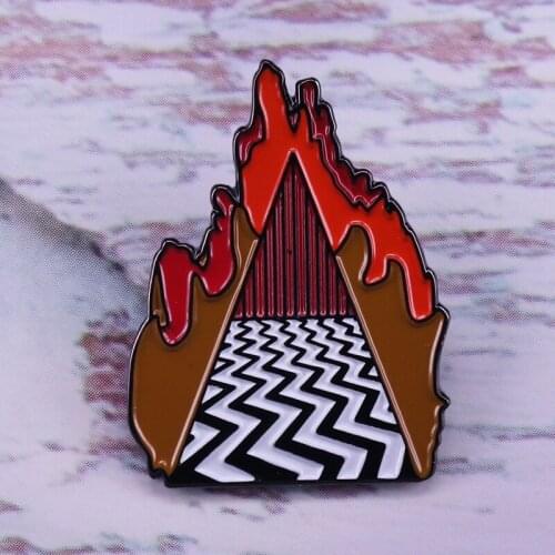 Twin Peaks Badge Dougie Jones Mr Jackpots Red Room Charm Accessory