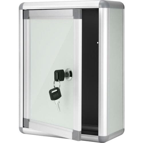 STOBOK Small Suggestion Box Mailbox With Lock Wall Hanging Complaint Suggestion Box Aluminium Alloy Box