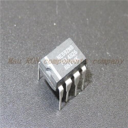 10PCS/LOT NE592N8 NE592N8G DIP-8 video amplifier chip New In Stock