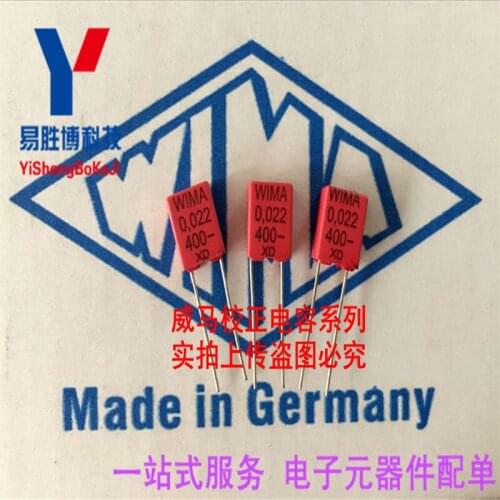 10pcs WIMA MKS2 400V 0.022UF 400V 223 22n Pitch 5mm