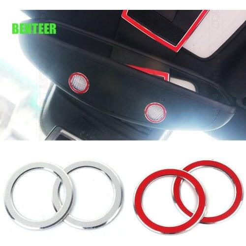 2pcs Aluminum Car Rearview Mirror Trim sticker For Mercedes Benz AMG w117 cla45 w205 c63 w212 e63 w207 w176 a45 x156 gla45