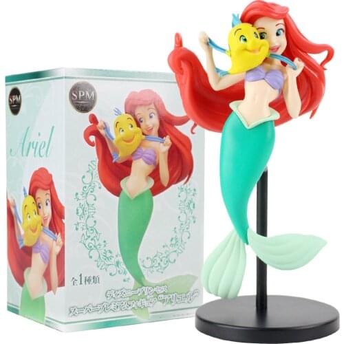 23cm Cartoon Q Posket Mermaid Princess The Little Mermaid PVC Action Figure Model Toys Doll