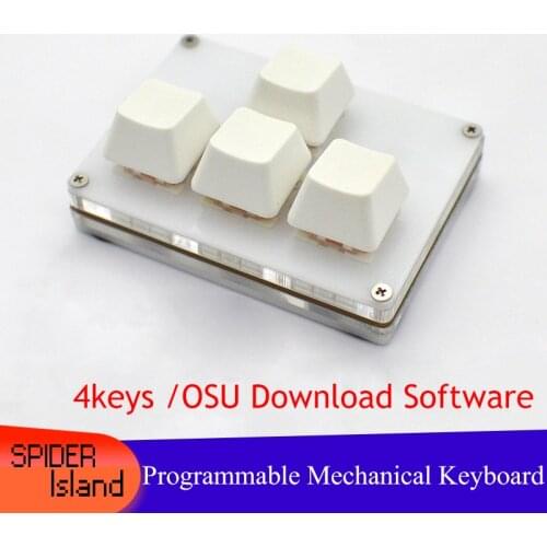 4keys Programming Keyboard New Macro Keyboard OSU Download Setting Shortcut Games PC Laptop MAC WIN7 8 10