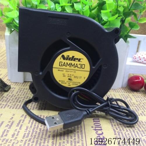 For 9733 Projector Turbo Fan 12V USB A34124-33 0.65a Centrifugal Turbine Blower