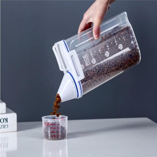 Storage Tank Barrel Dog Food chu liang tong Sealed Cat Food Bucket Pet Supplies Universal Moisture-Proof Storage Box