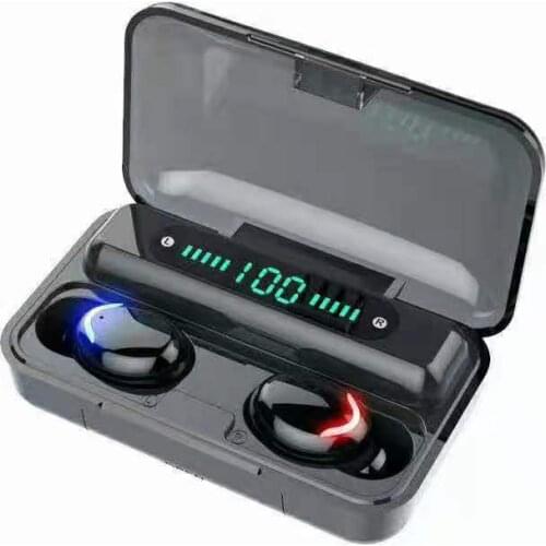 F9-5 F9-9 F9 Bluetooth 5.0 Earbuds TWS Wireless LED Digital Display Earphone Waterproof 8D Touch Button Stereo Headset