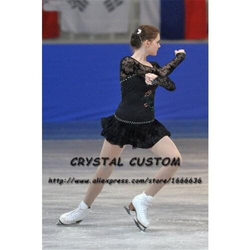 Crystal Custom Figure Skating Dresses Girls New Brand Ice Skating Dresses For Competition DR4528