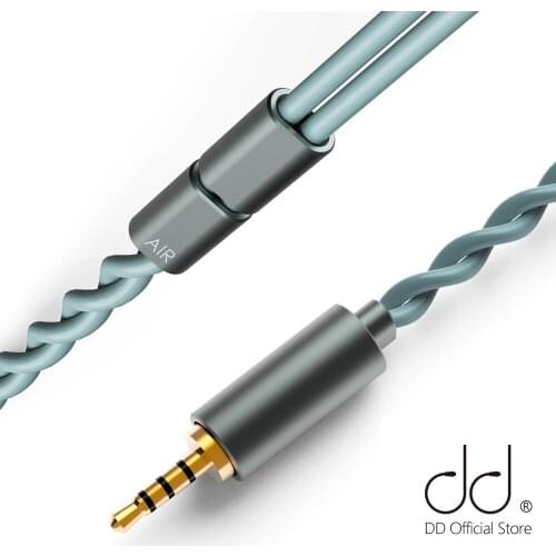 DD ddHiFi BC120A (Forest) Air Series Earphone Cable with High Purity 6N OCC, 2.5mm Balanced Plug and MMCX/2Pin 0.78 Connector