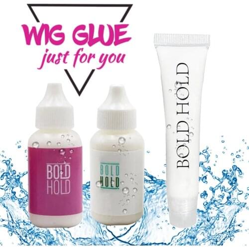 Private Label Bold Hold Lace Glue Tube Lace Wig Bonding Waterproof Wig Adhesive for Frontal Toupee Long Lasting Ghost Wholesale