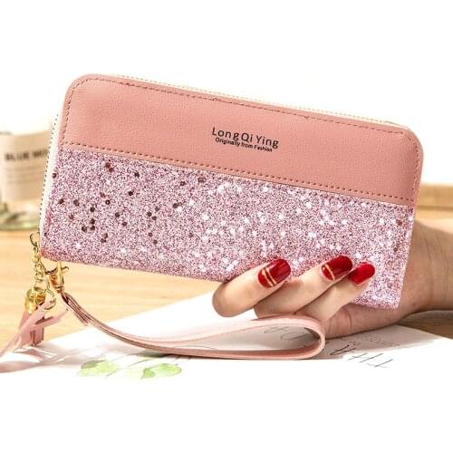 Lady Purses Women Wallets Fashion Design Long Cards ID Holder Girls Wallet Clutch Coin Purse Money Bag Wristlet Handbag Billfold