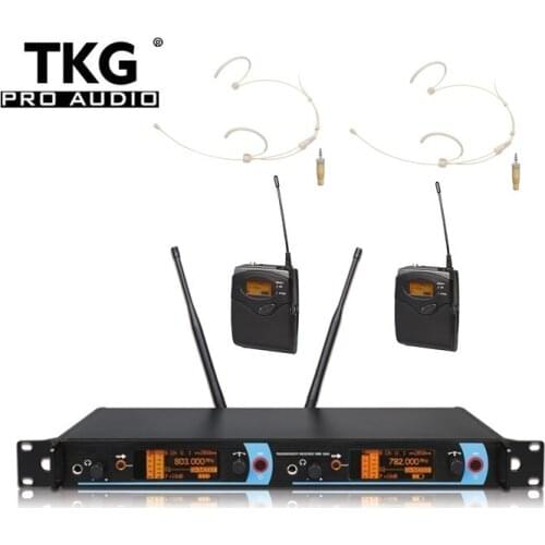 Dual EM2050 professional wireless microphone wireless lavalier microphone wireless microphone headset wireless lapel mic